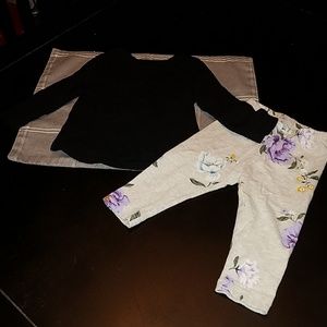 Old Navy tshirt and leggings